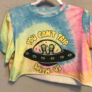 Tie-dye crop top